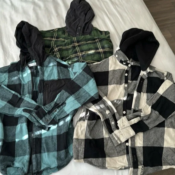 Zara boys size 11-12 plaid jackets bundle 3 items - Picture 1 of 5